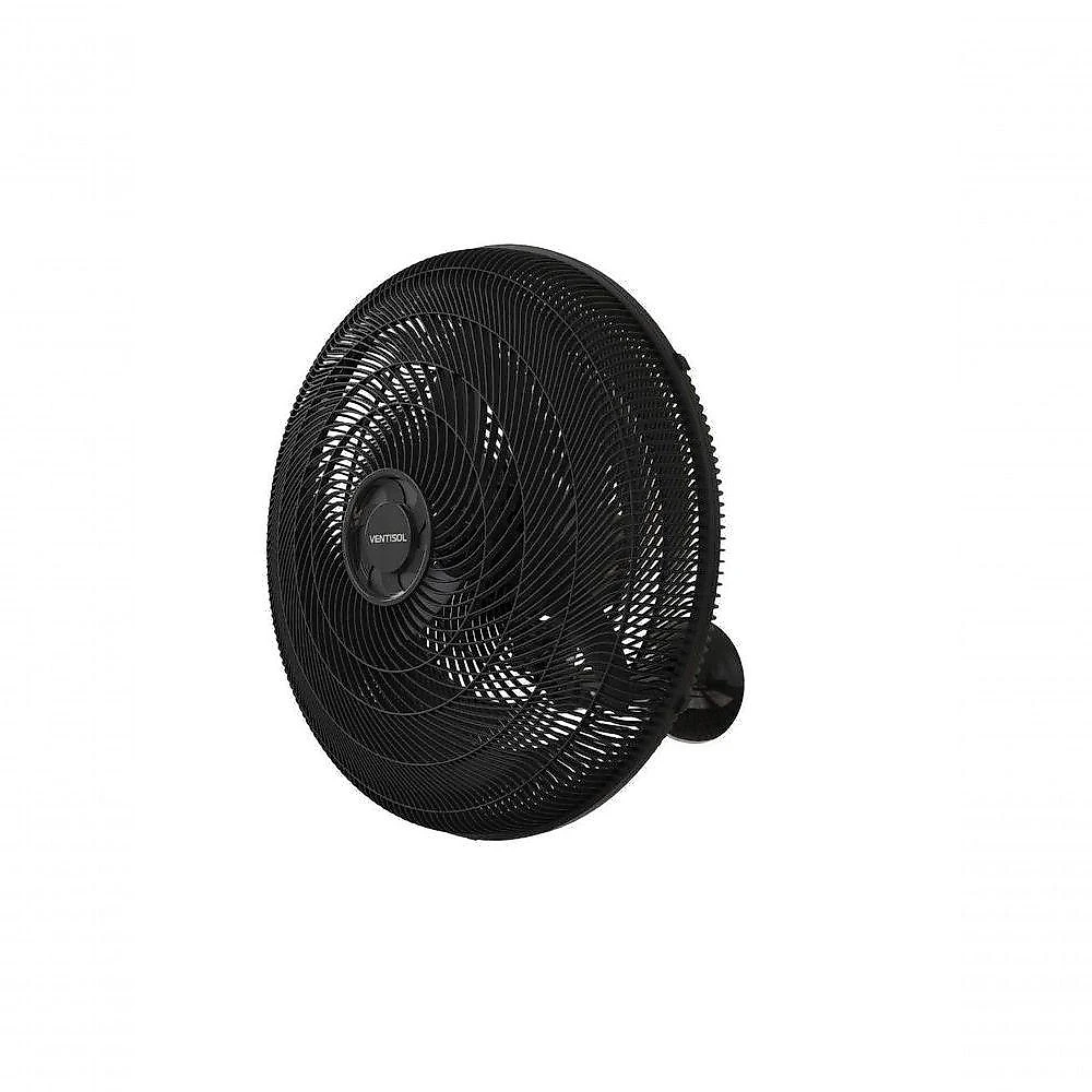 Ventilador Ventisol Parede Oscilante New 50cm Preto 127v