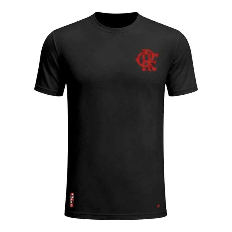 Camiseta Betel Sport Flamengo Nação Masculino - Preto - PRETO
