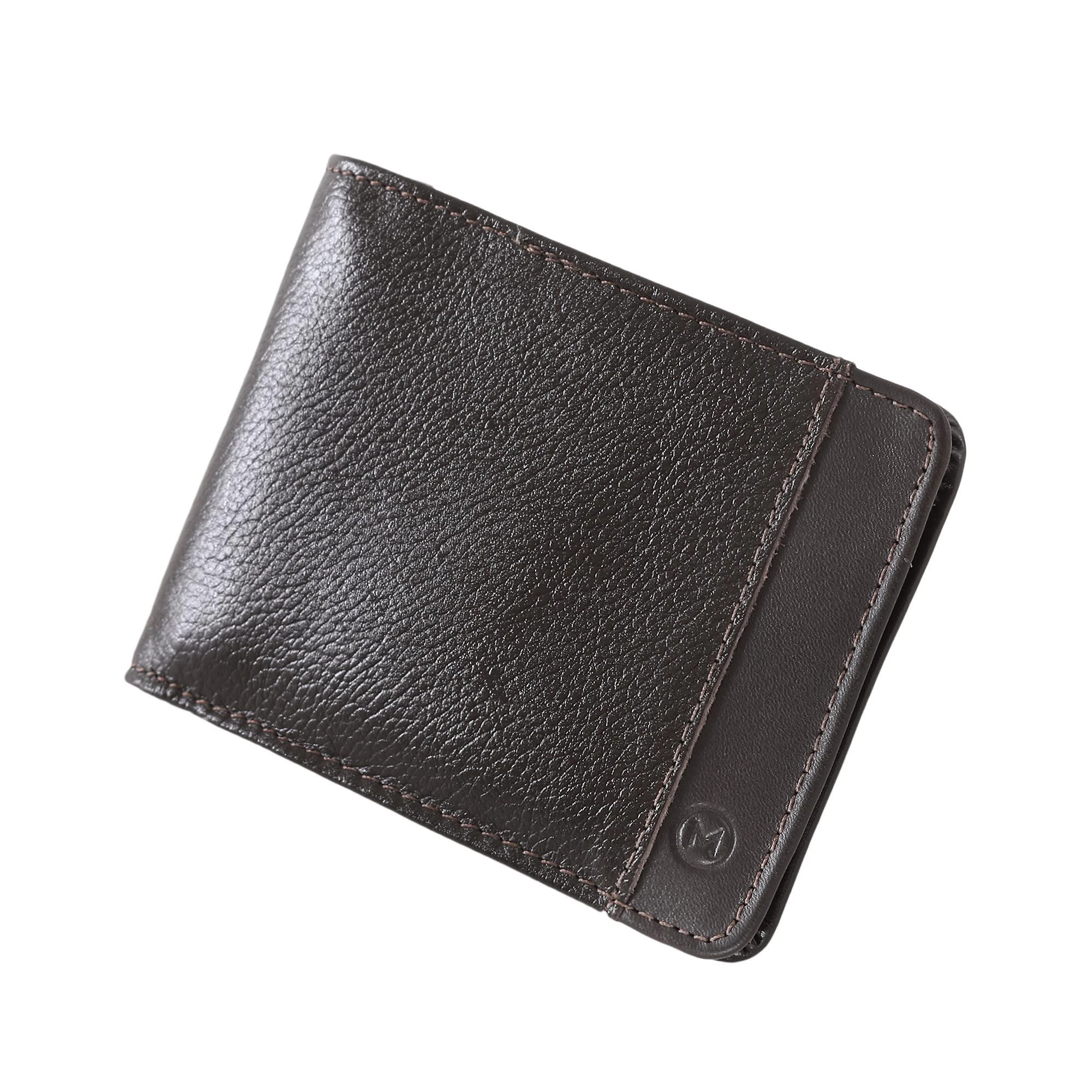 Miniatura Carteira Masculina Couro Legítimo Slim Cnh Cartão M.Art 316