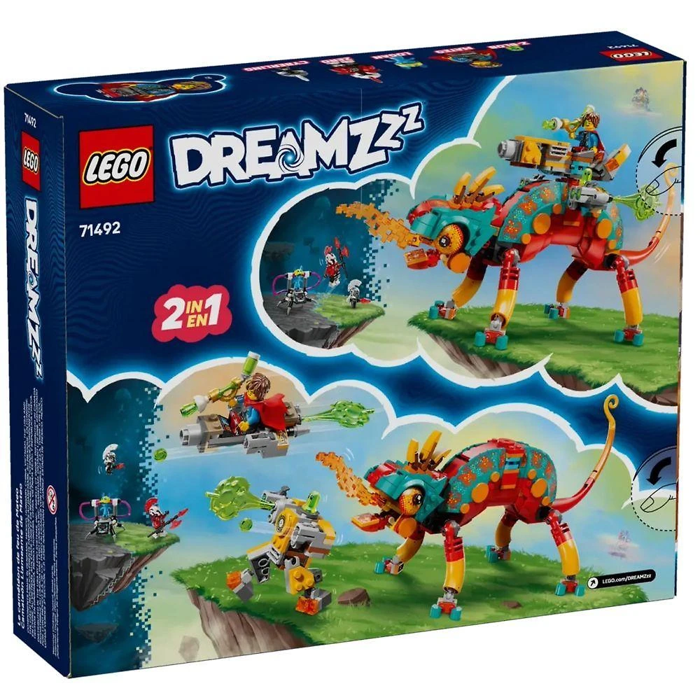 Lego Dreamzzz Camaleão de Fogo Mateo 71492 443 Peças 2 Modos
