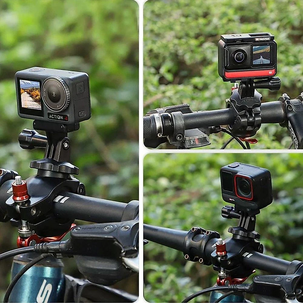 Suporte Guidão De Bike Para Câmeras Gopro E Similares