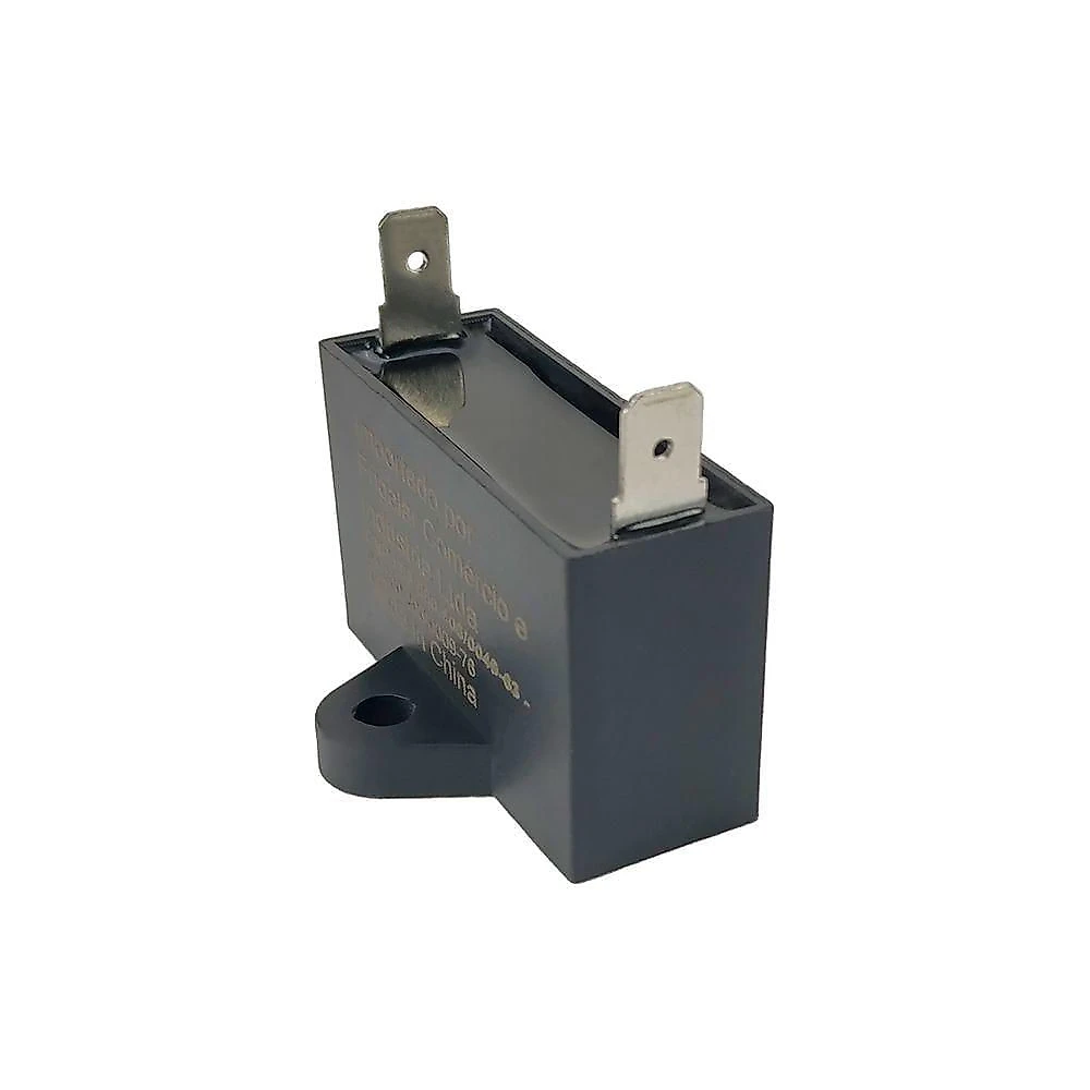 Capacitor Permanente Caixa Preto 4 Uf 450v Quadrado