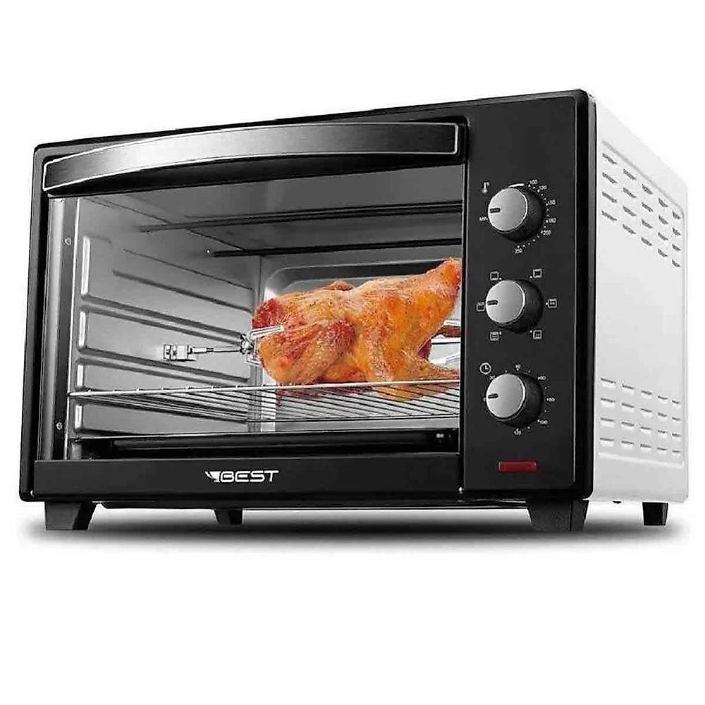 Forno De Bancada Elétrico Best Básico 48 Litros Preto-branco 220V