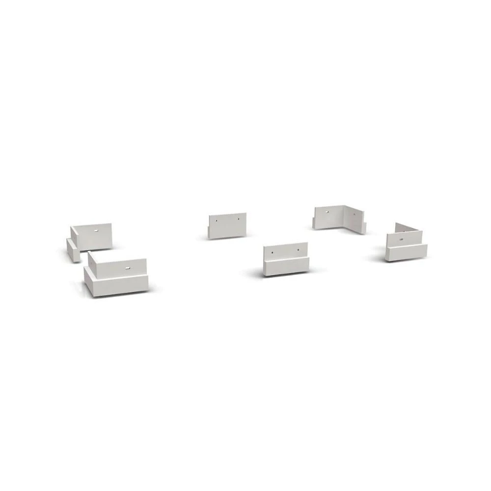 Módulo Cozinha Maxxi Kit Com 6 Pés Pvc B111 Branco