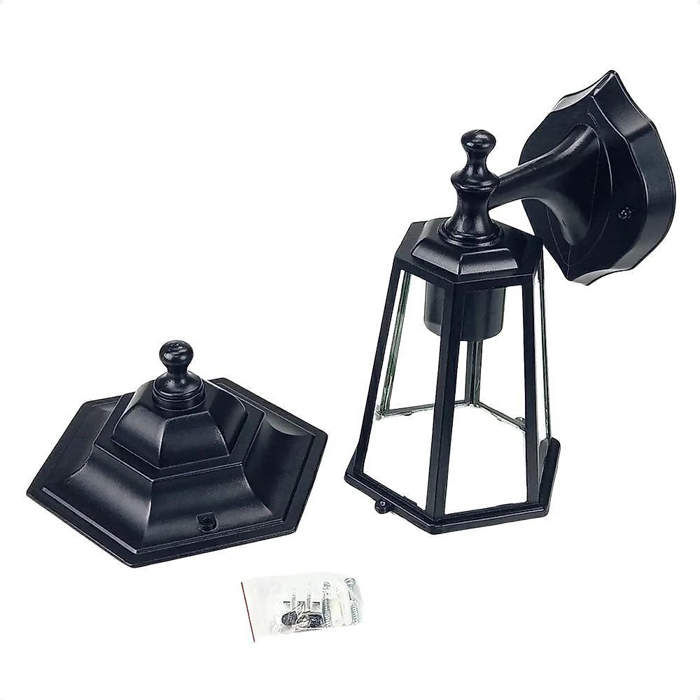 Kit 6 Arandelas Colonial Vintage TLF26 E27 60W Bivolt Preto Taschibra