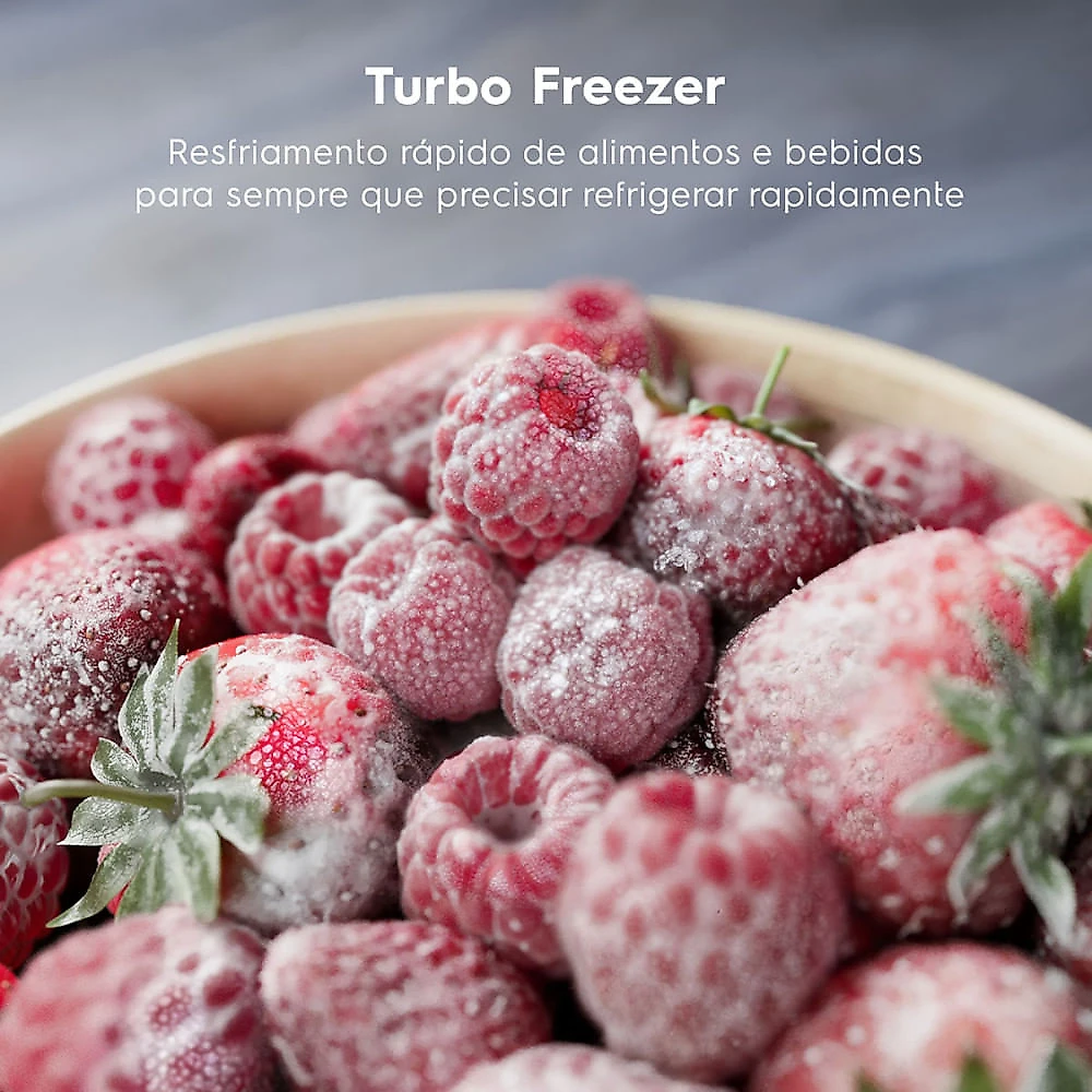 Geladeira Electrolux Frost Free 380L AutoSense Inverter Duplex Look IF41S Inox - 110V