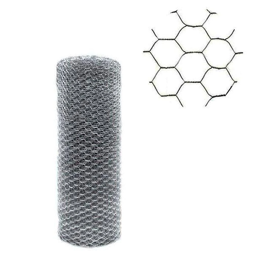 Tela Hexagonal para Galinheiro Fio 23 2 Polegadas 1,5m X 50m Arame Galvanizado Morlan