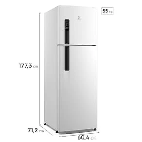 Geladeira Electrolux IF41 Frost Free Duplex 380L AutoSense Inverter Branca Econômica Silenciosa 110V