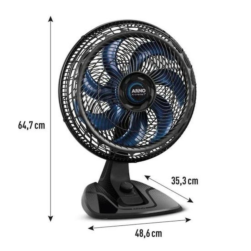 Ventilador De Mesa Arno X-treme 7 40cm 150w 220v