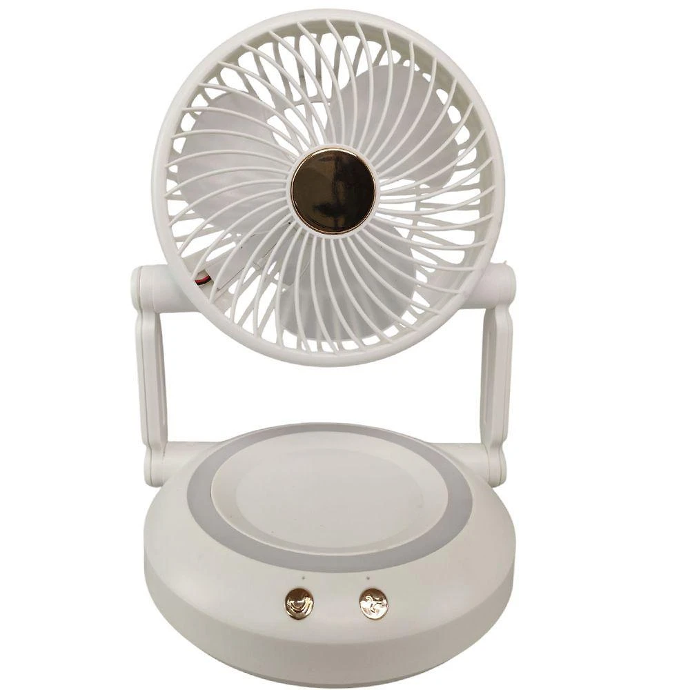 Ventilador de Mesa Dobrável Retrátil 3W 16cm 3 Velocidades Branco BSL3813 Bivolt com LED