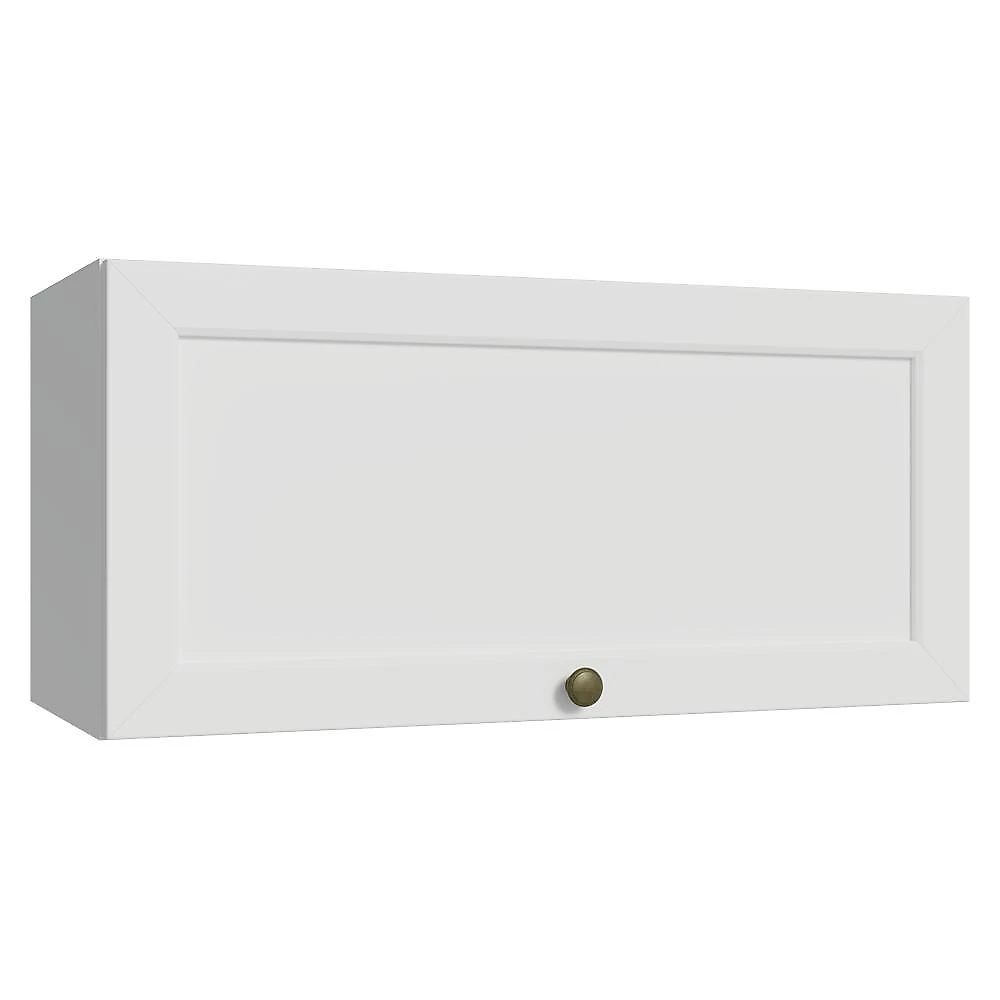 Armário aéreo 70 cm 1 porta basculante branco vik madesa