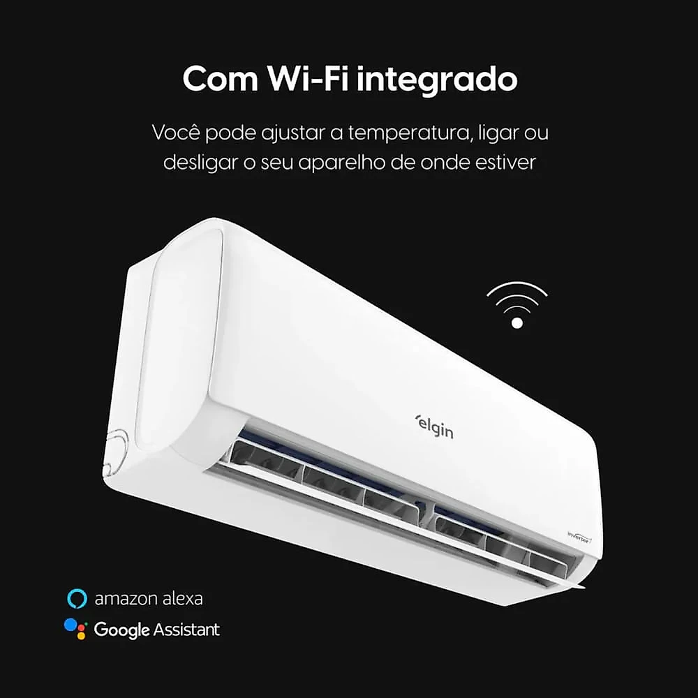 Ar Condicionado Eco Inverter II Split 9000 BTUs Frio Elgin 220V