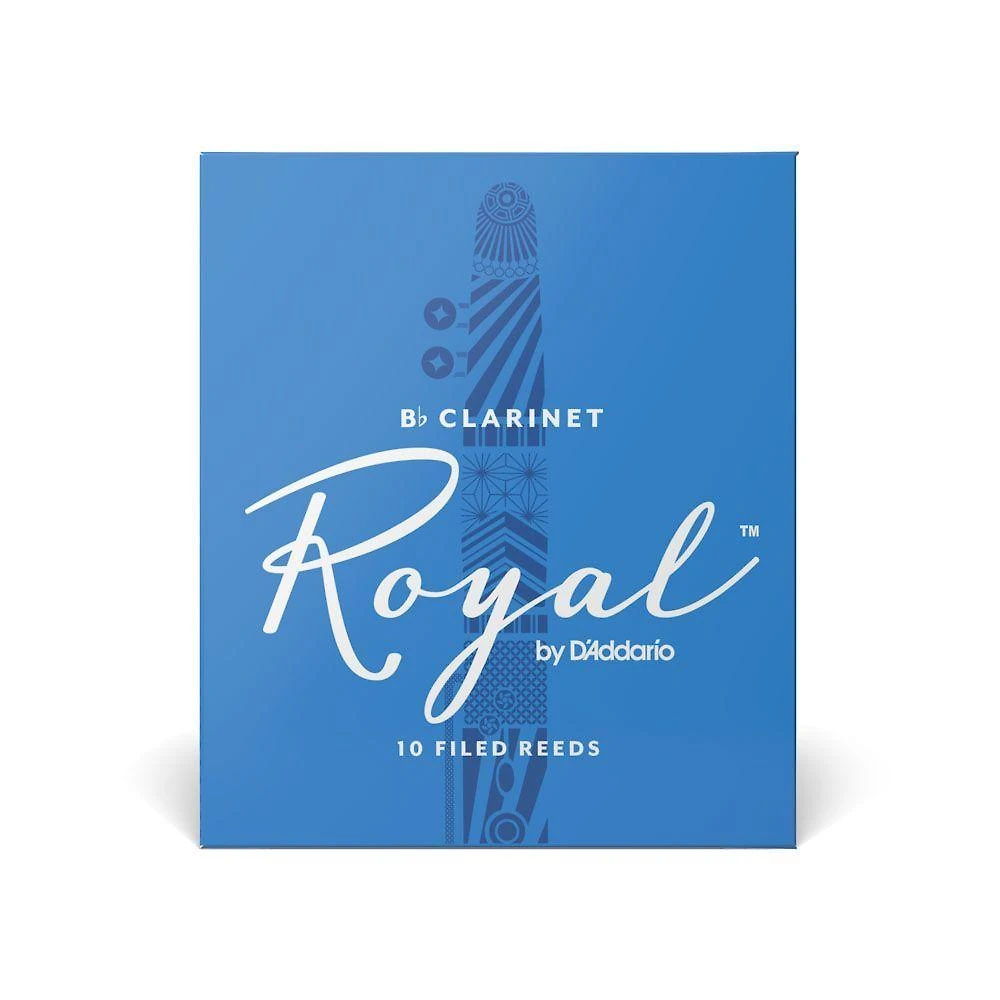 Palheta para Clarineta Bb Royal RCB1015 Numeração 1,5 com 10 Peças DD Woodwinds
