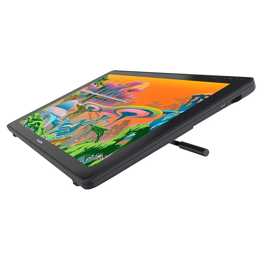 Mesa Digitalizadora Huion Kamvas Plus 22", Tela Full HD, Caneta PenTech 3.0, 8192 Níveis de Pressão, com Luva de Desenho, Preto - GS2202