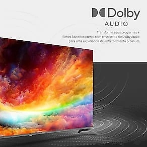 Smart TV 32" HD Philco P32CRB Roku TV HDR10 Dolby Audio