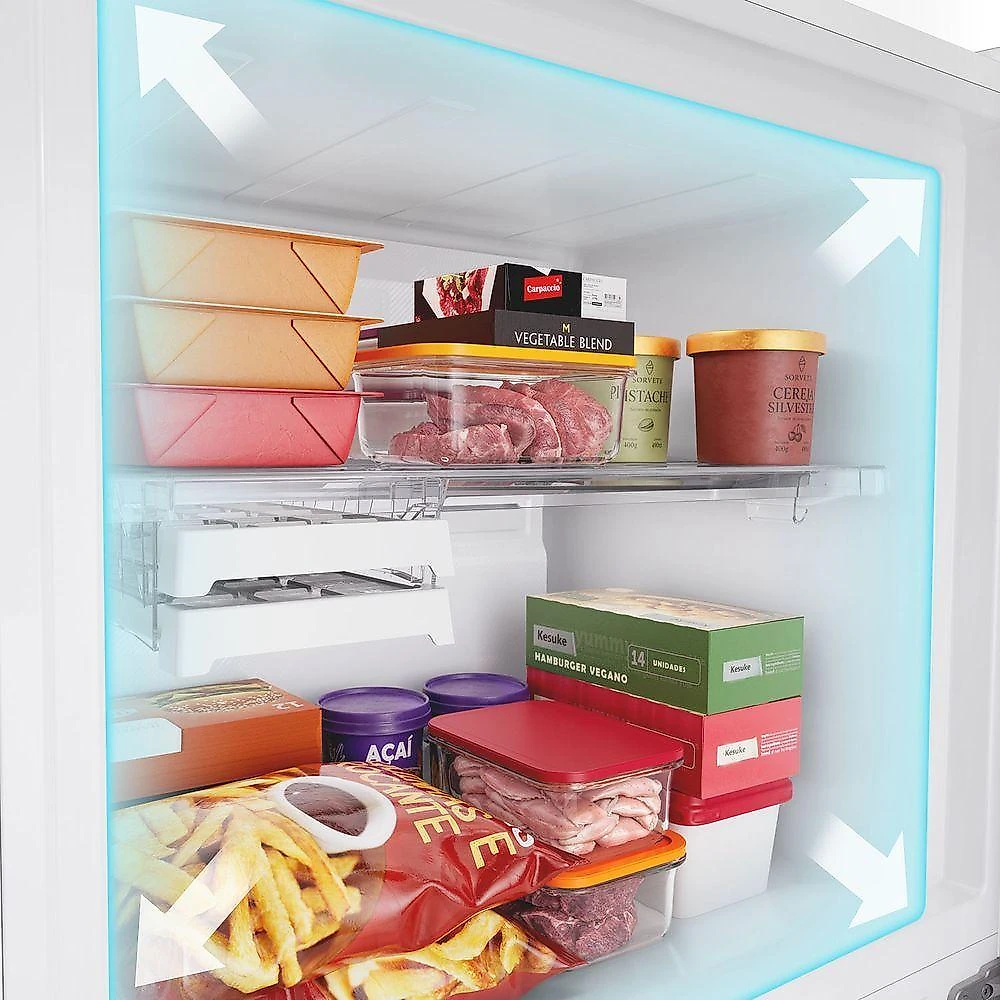 Geladeira Brastemp Duplex Frost Free Inverter 476L Smart Cold Fresh Space Branco Bivolt