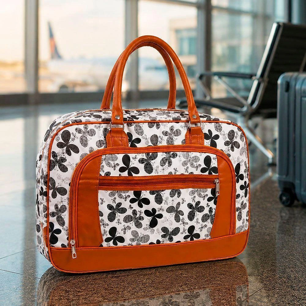 Bolsa Sacola de Viagem Grande em Poliéster com Alça e Resistência à Água Preto