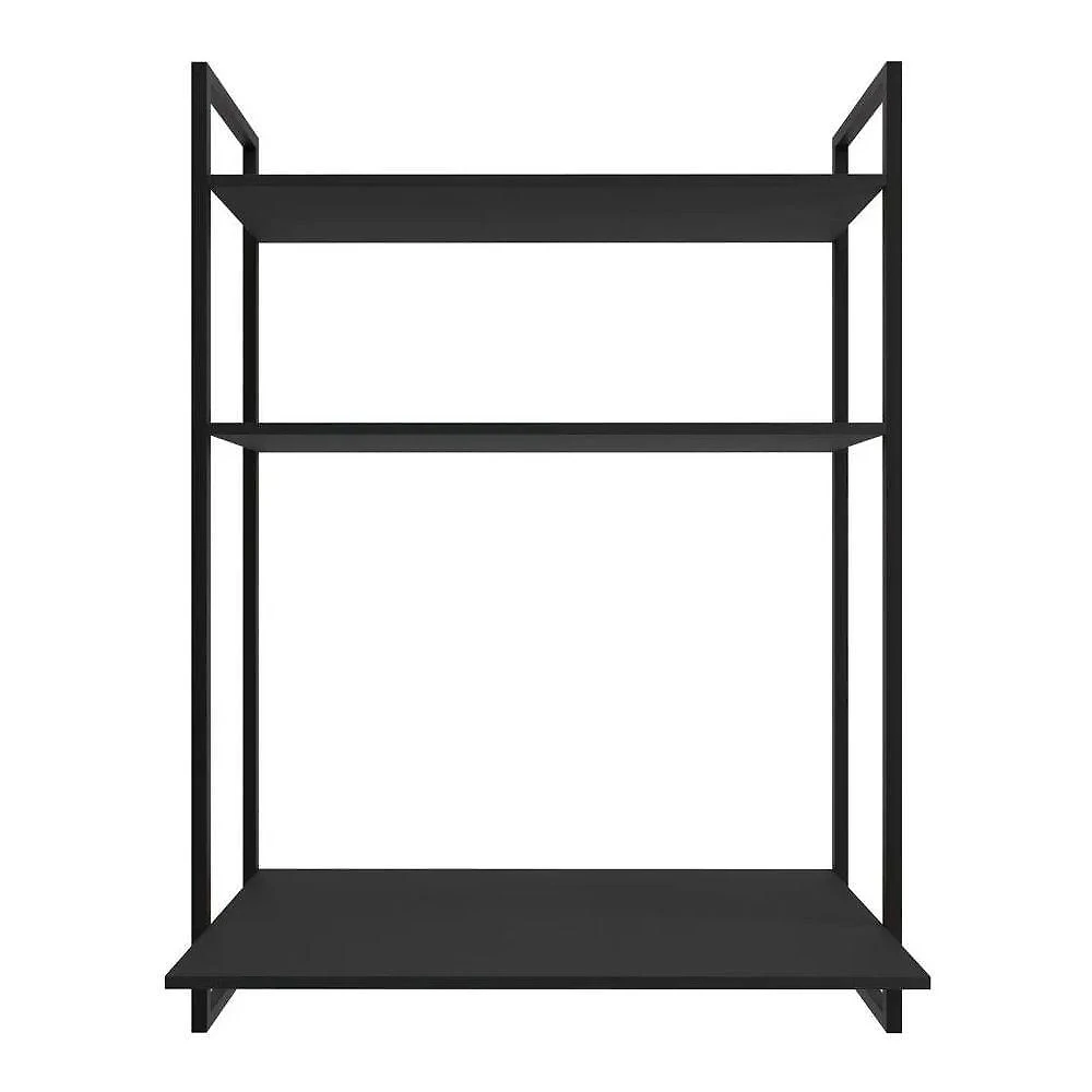 Miniatura Escrivaninha Suspensa Estilo Industrial Tokyo - Fit Mobel Cor Preto