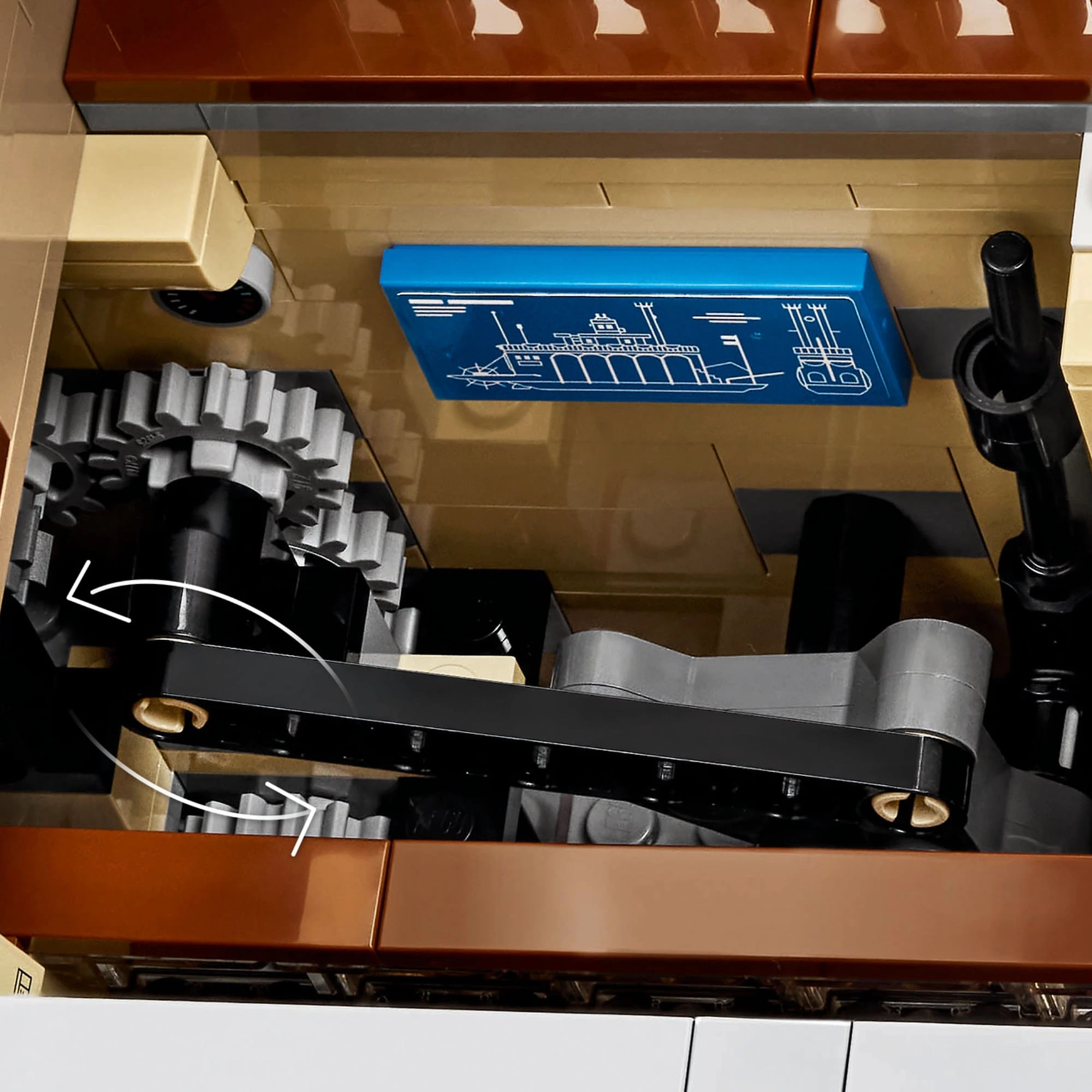 Miniatura LEGO® Ideas - Barco Fluvial a Vapor
