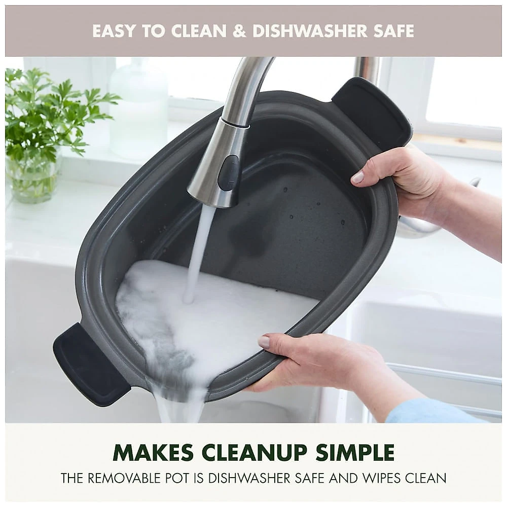 Panela Elétrica GreenPan Elite 14 em 1 de 5,68 litros Programável, Tampa Lavável na Lava-Louças e Panela Removível, MultiCooker Antiaderente de
