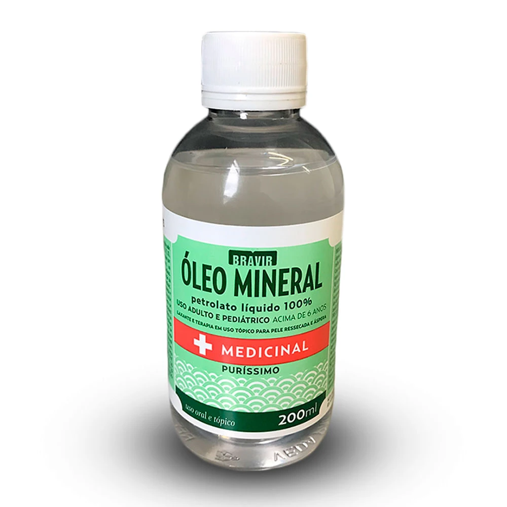 Óleo Mineral Bravir 200ml