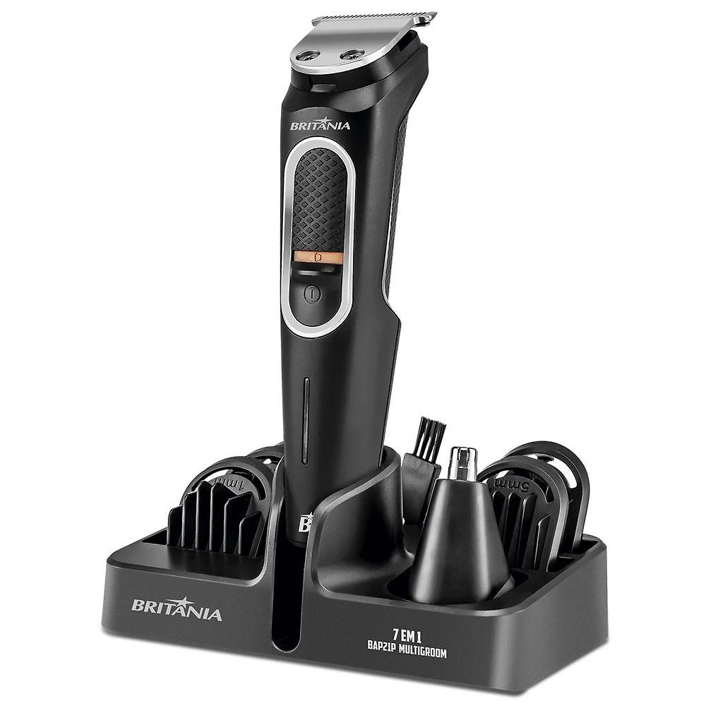 Aparador De Pelos Britânia BAP21P Multigroom 7 Em 1 Bivolt