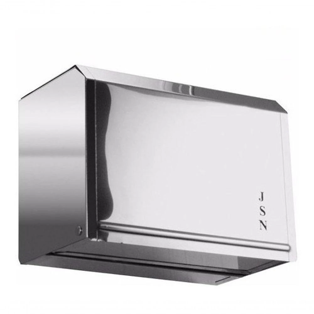 Porta Papel Toalha M1i em Aço Inox 430 com Abertura Frontal para Folhas Interfolhadas Inox Higipack