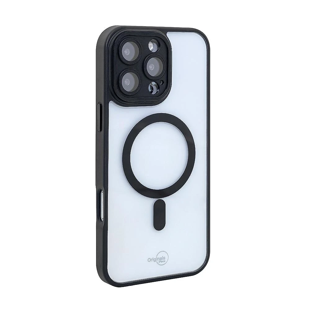 Capa iPhone 16 Pro Originais iPlace, Poli com Proteção de Câmera e Indução, Preta