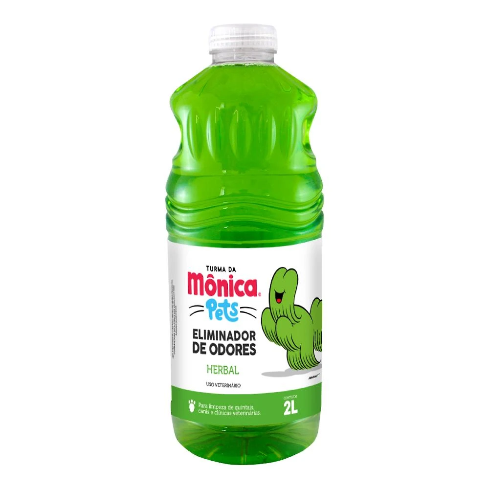 Eliminador de Odores Turma da Mônica Pets Herbal para Ambientes - 2 Litros