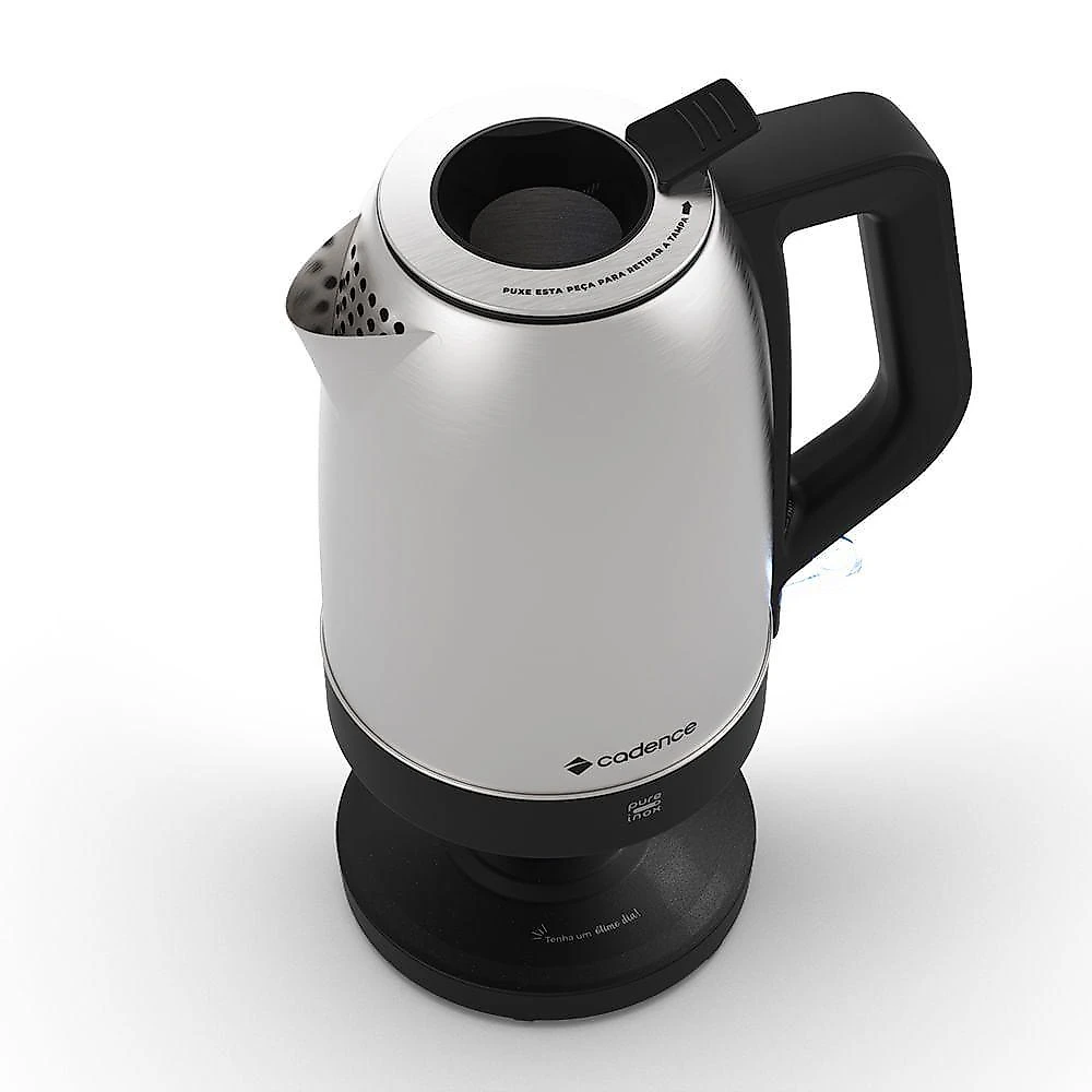 Chaleira Elétrica Cadence Pure 1,7L Inox 220V