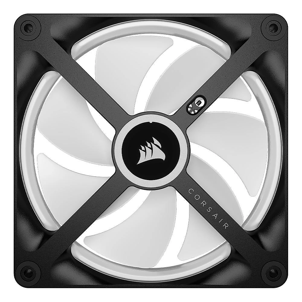Kit Com 2 Ventoinhas Corsair iCUE LINK QX140, 140mm, RGB, Preto - CO-9051004-WW
