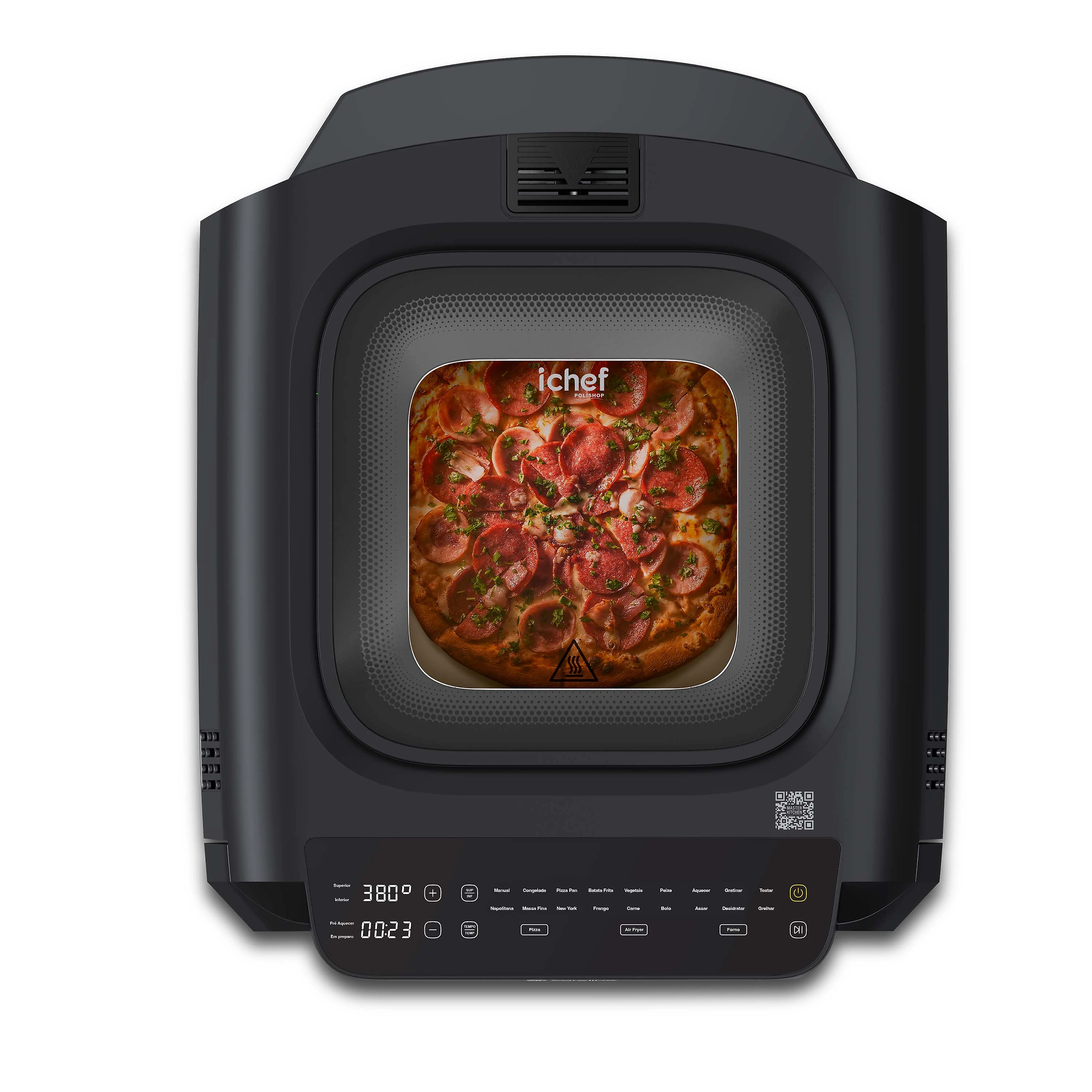 3 em 1 - Master Kitchen ichef – Airfryer, forno e pizza | 127V