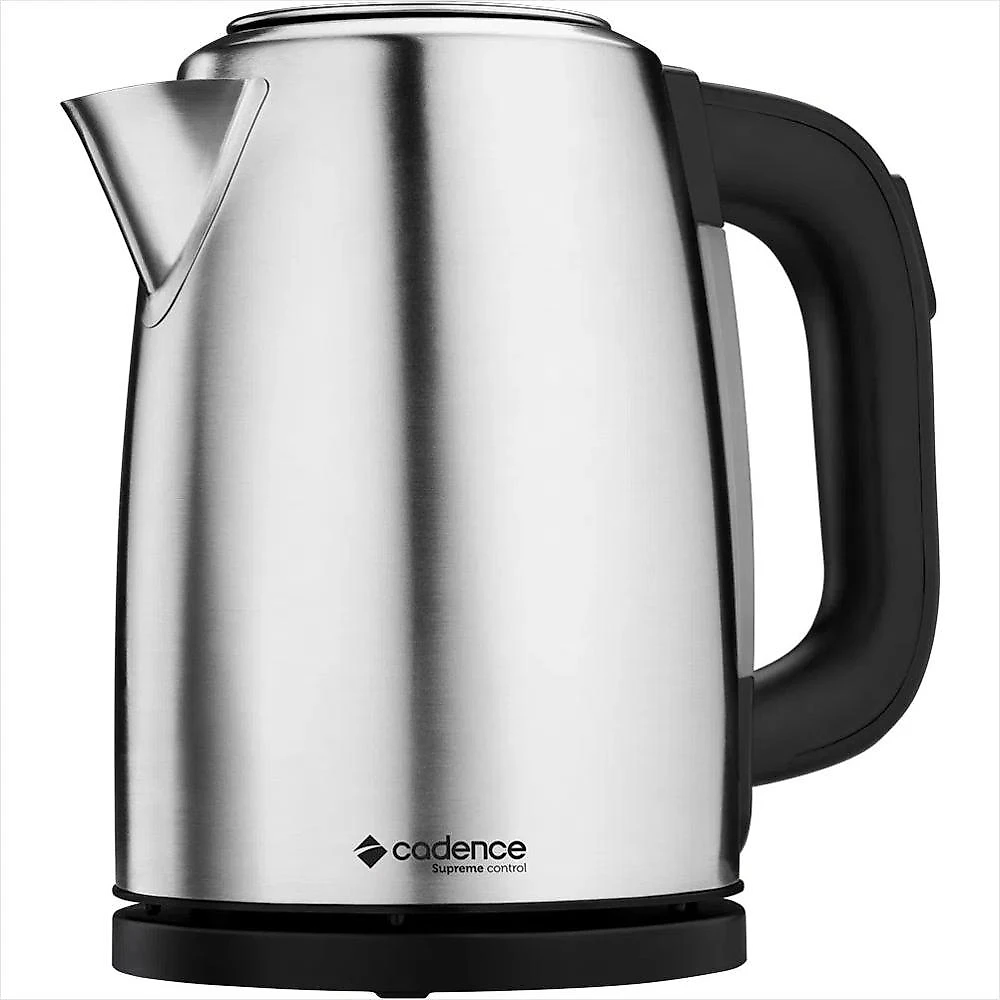 Chaleira elétrica cadence supreme control inox 1.7 litros 127 volts - 1 unidade