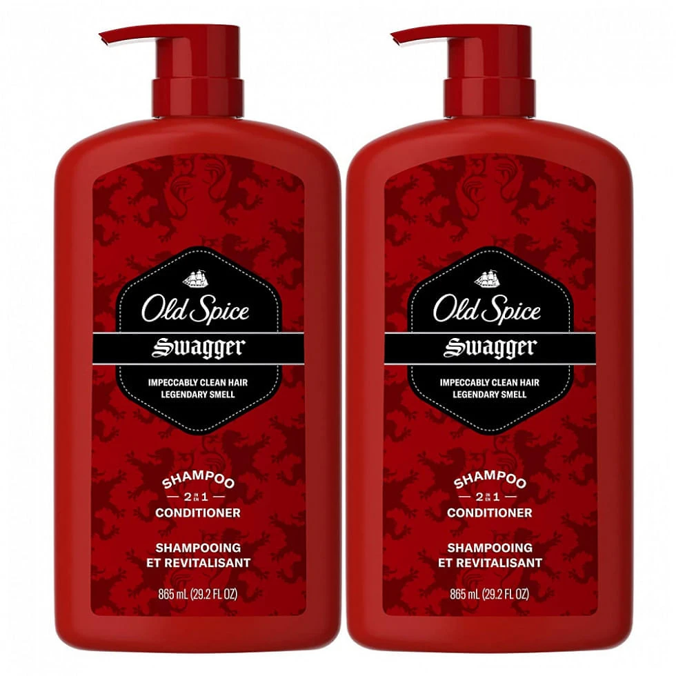 Old Spice Swagger 2in1 Shampoo and Conditioner for Men 292 Each Twin Pack Fresh 584 Fl Oz