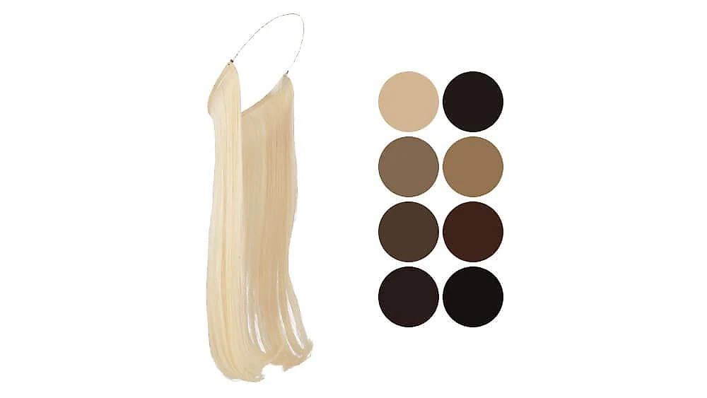 Aplique de cabelo preto - secret extensions - polishop
