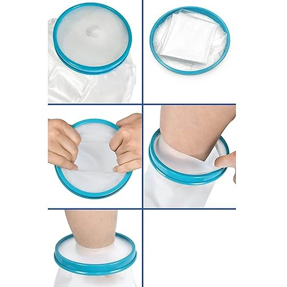 Capa Protetora para Gesso e Curativos AB Mídia BSL3927 Impermeável Uso Universal Transparente 18CM webcontinental-7890012182701