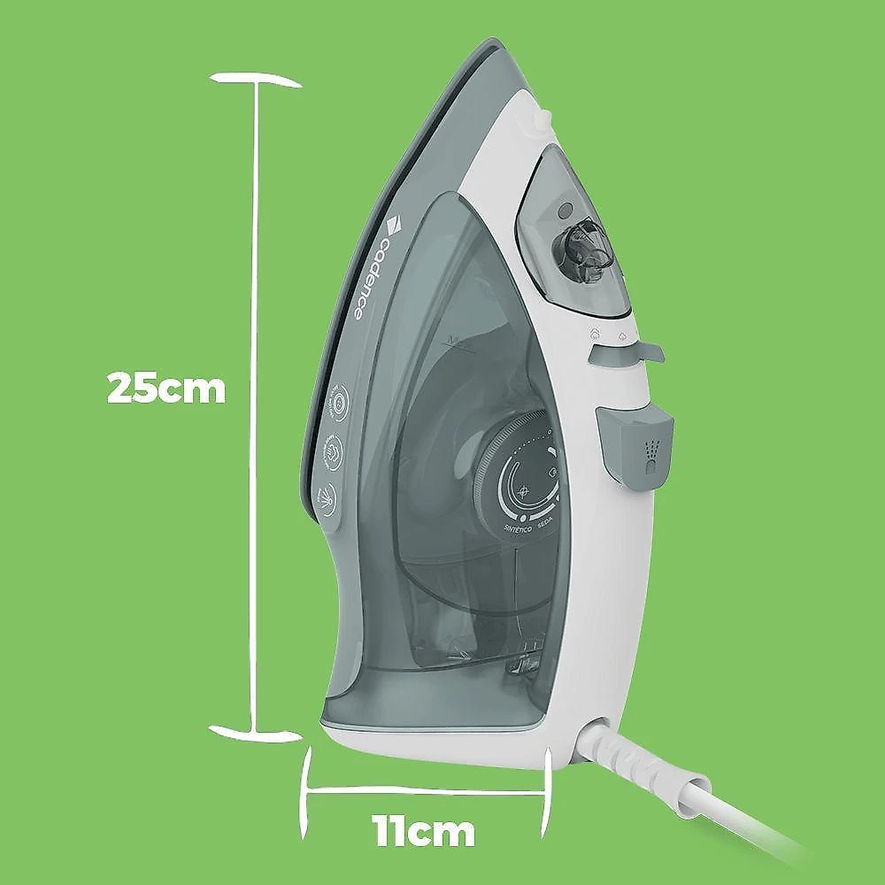 Ferro de passar cadence 2 em 1 cinza 110v