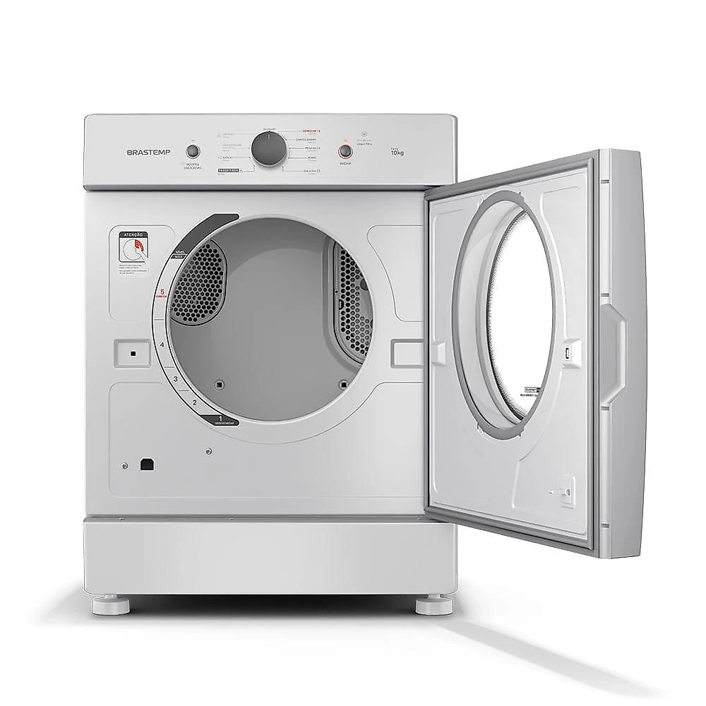 Secadora de Roupas Brastemp Piso 10Kg Branca BSR10BB 127V