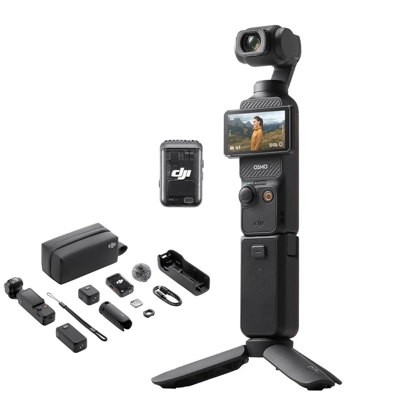 Miniatura Câmera DJI Osmo Pocket 3 Creator Combo 4K Gimbal