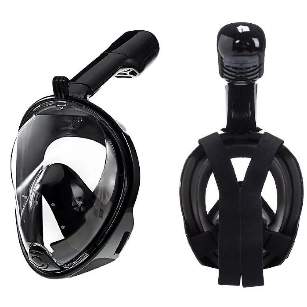 Máscara de Mergulho Surface Preta L/xl com Adaptador para Câmeras de Ação