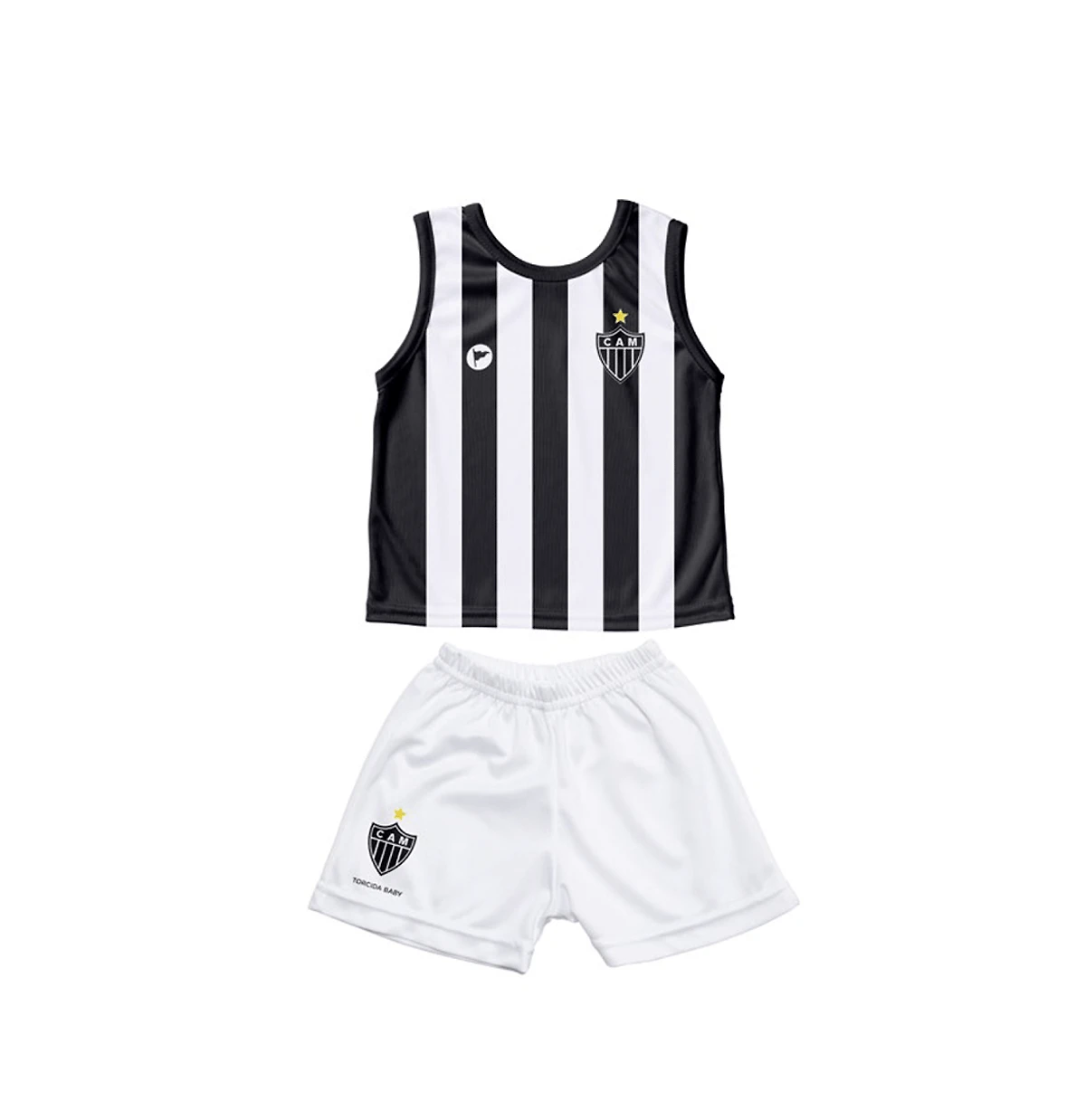 Conjunto Regata e Shorts Baby Atlético Mineiro