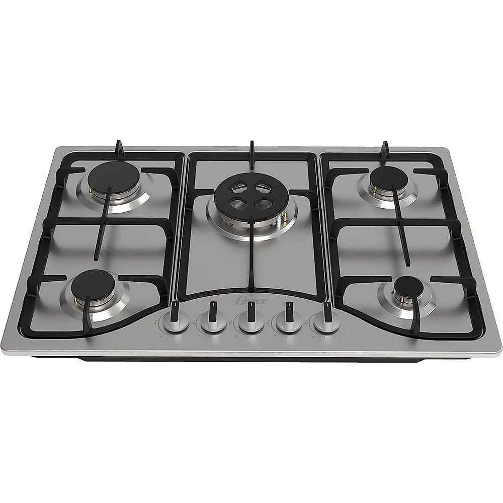 Cooktop A Gás Inox 5 Bocas Oster Semiprofissional Bivolt