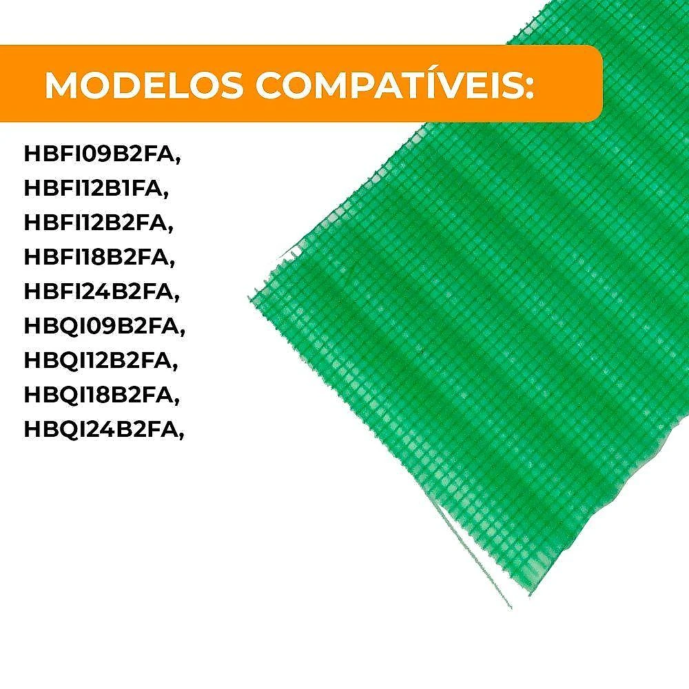 Filtro De Ar Hepa Inverter Care 9 A 24.000 Btus Hbfi E Hbqi Elgin - Original
