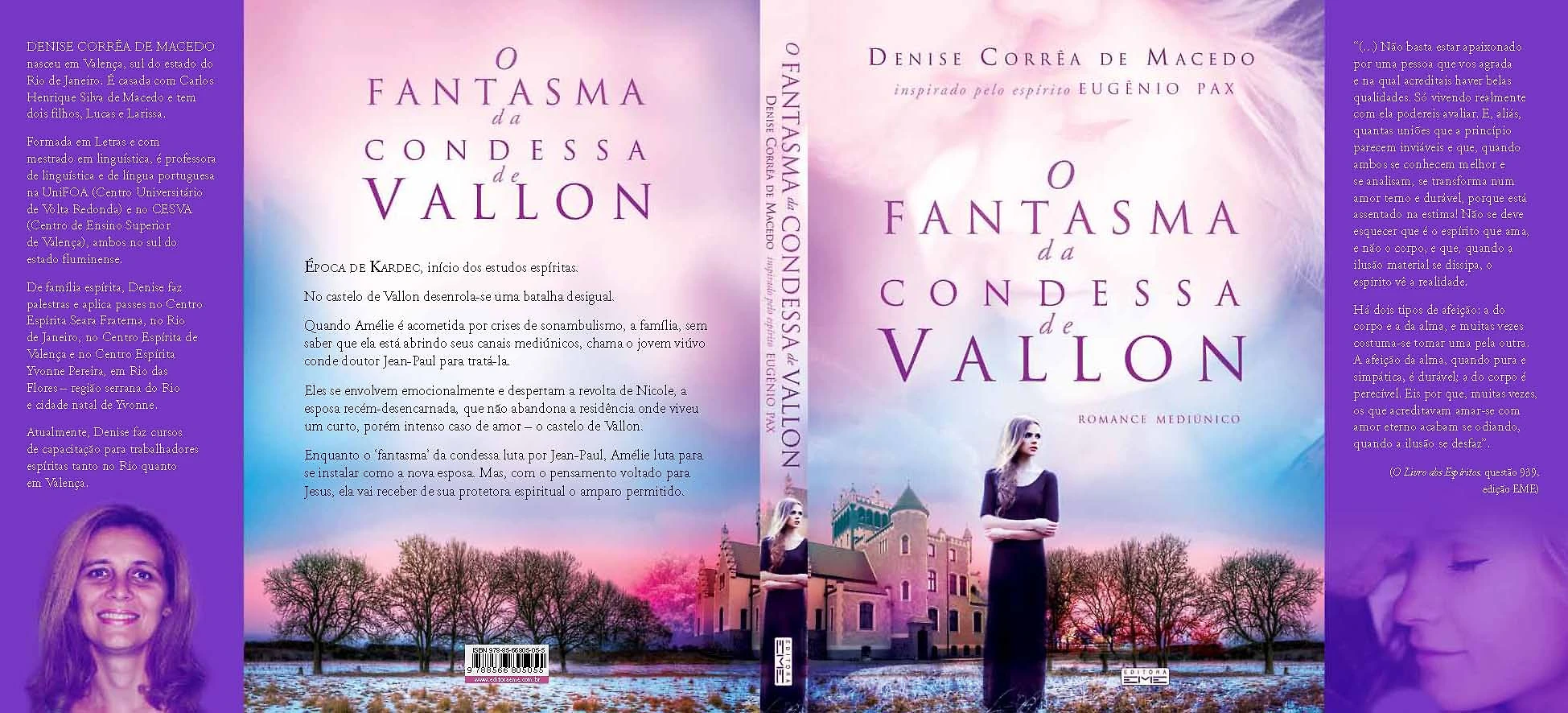 Miniatura Livro - O fantasma da condessa de Vallon