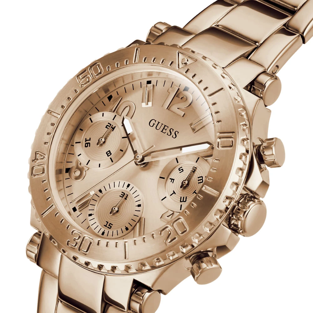 Relógio Guess Feminino Multifunção Rose Gold GW0465L2