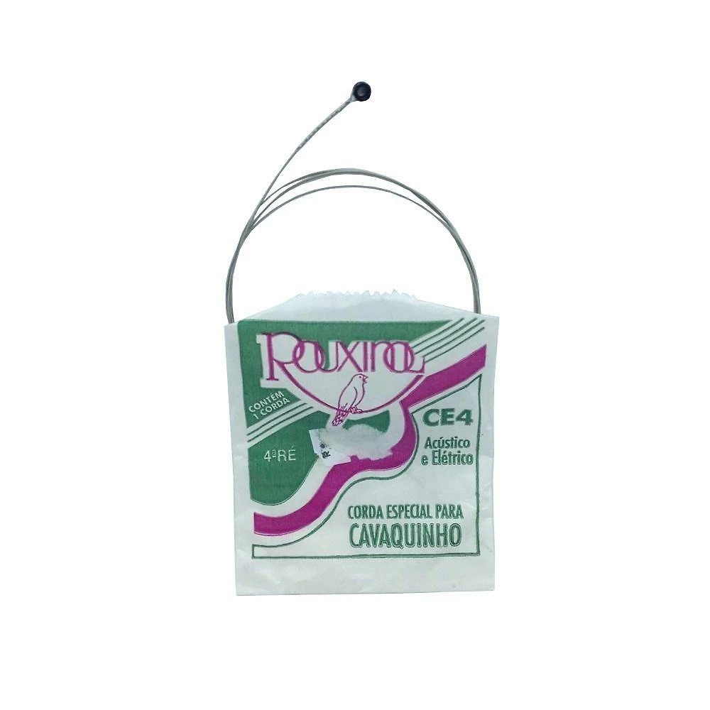 Corda para Instrumento Musical CE4 Avulsa para Cavaquinho em Aço Nota D Inox Cordas Rouxinol