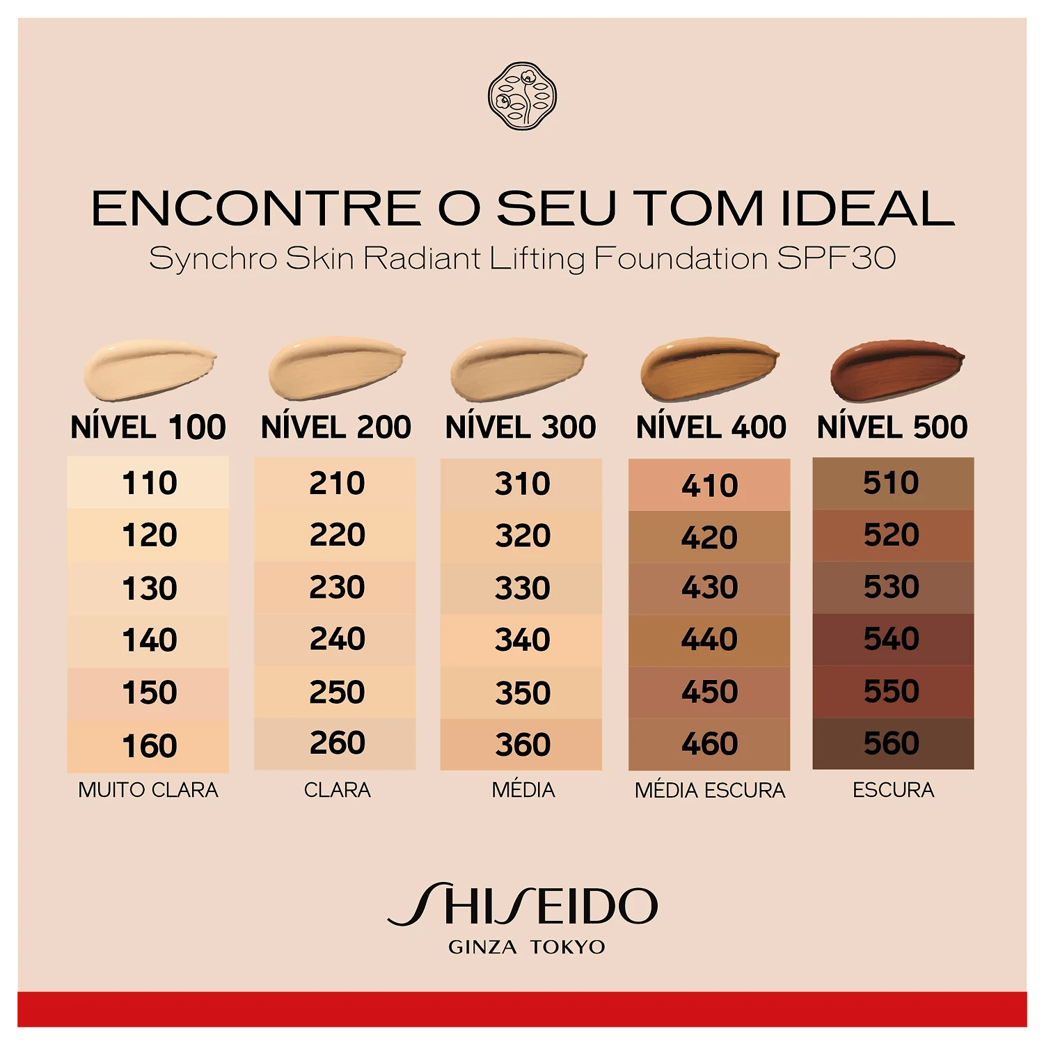 Shiseido Synchro Skin Radiant Lifting FPS 30 150 - Base 30ml