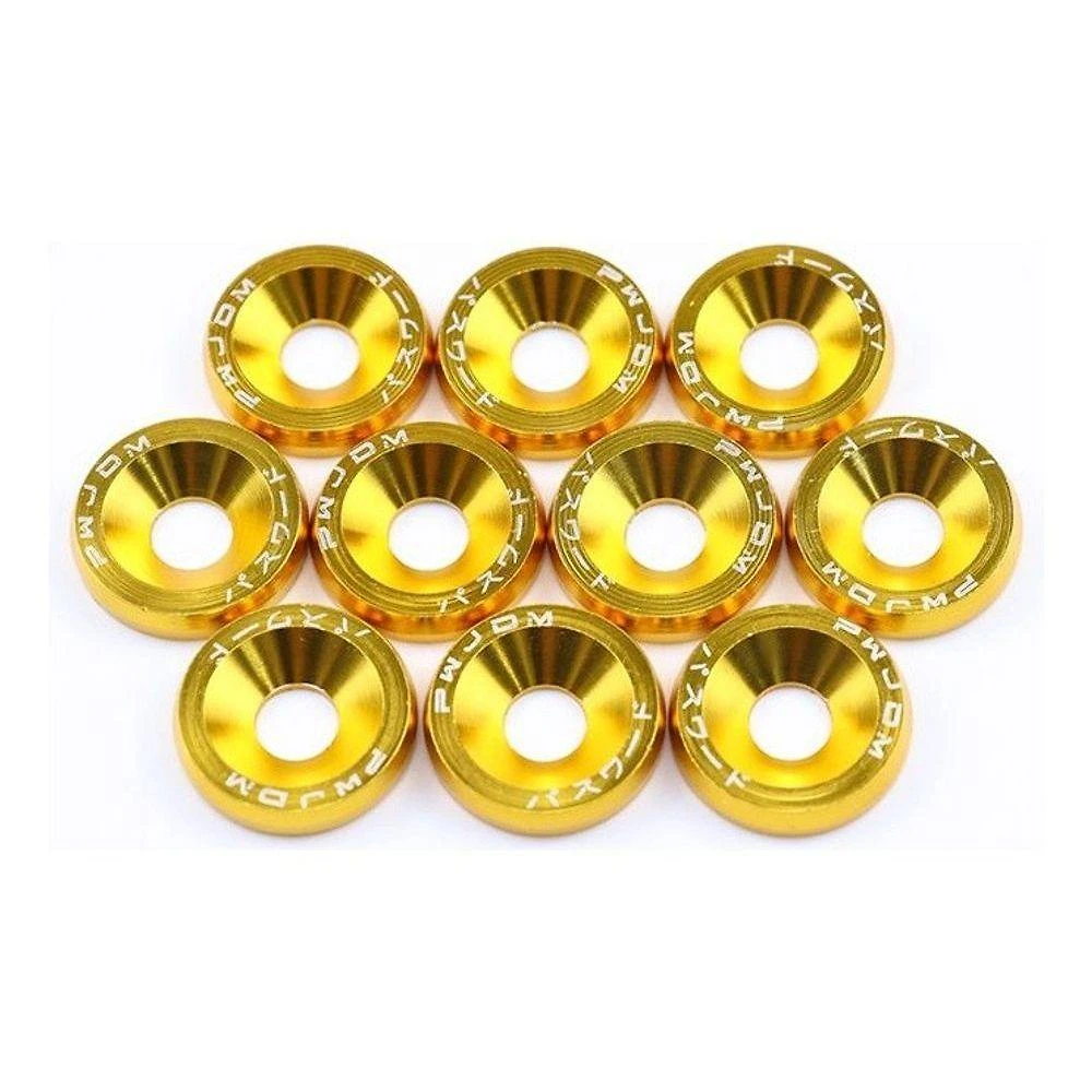 Arruelas de Paralamas com Parafusos M6 para Cofre do Motor Fender 10pcs-set M6 Honda Civic Inte