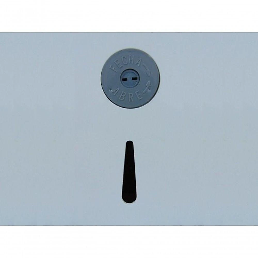 Kit 2 Suportes para Papel Higiênico Rolão N9 300 a 400M com Fechadura Branco-Cinza Higipack