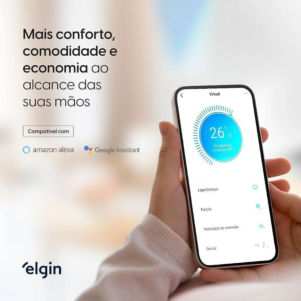 Ar Condicionado Elgin 30.000 BTUs Quente e Frio Inverter R32 220V